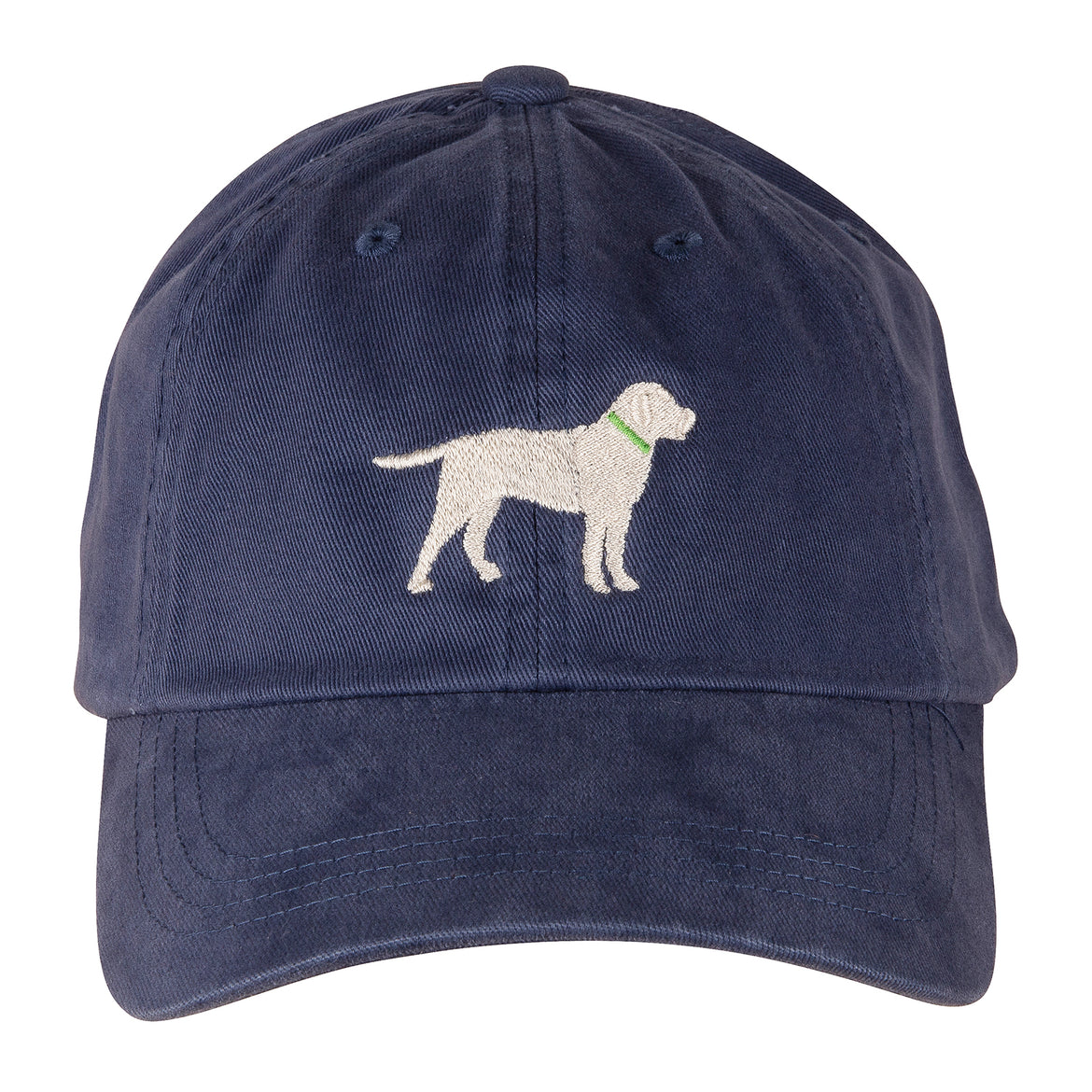 Labrador Retriever Dad Hat in Washed Navy