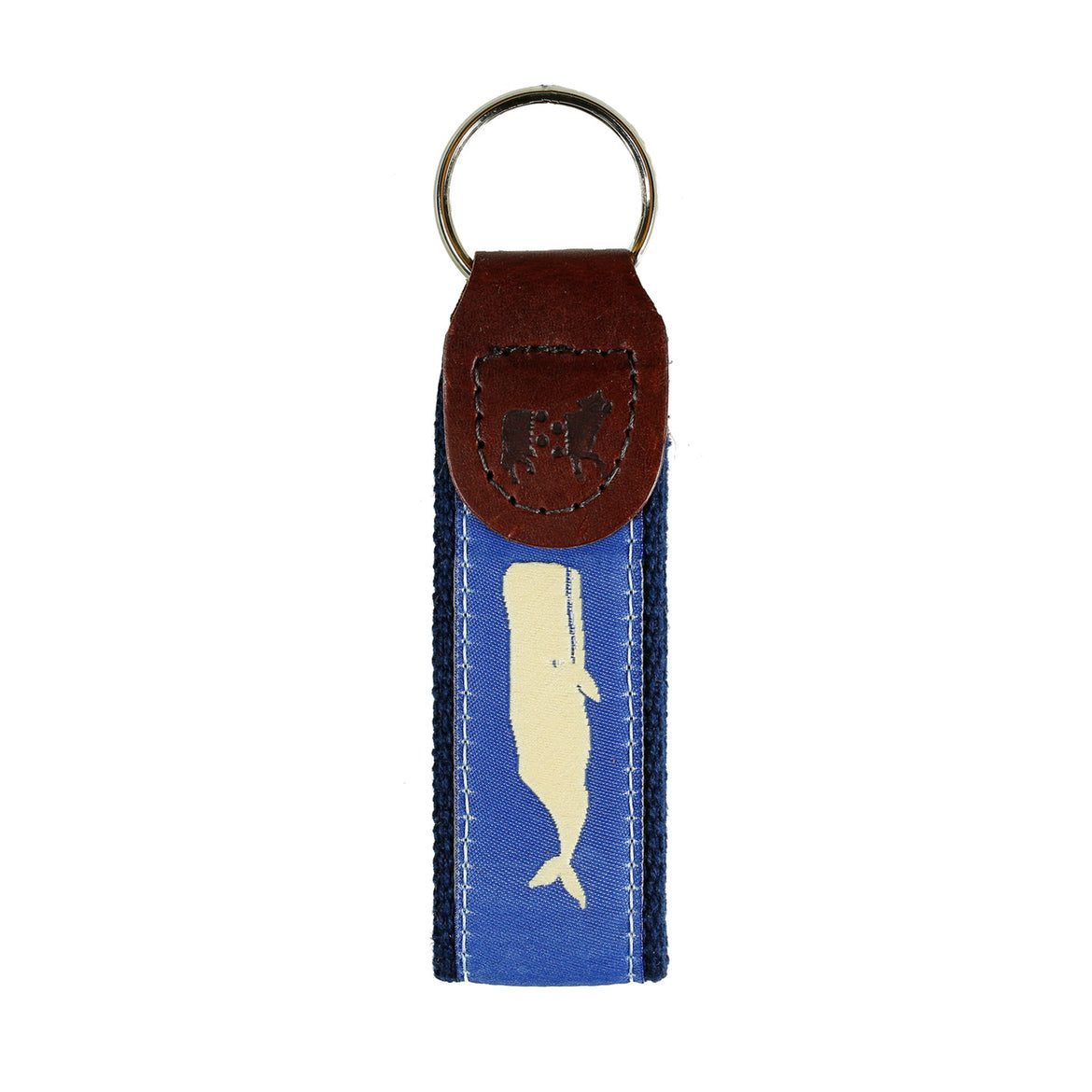 Moby Whale Key Fob in Blue