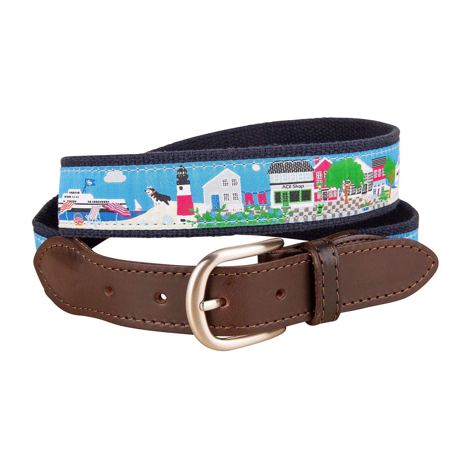 Nantucket Island Life Ribbon Club Belt display picture 2