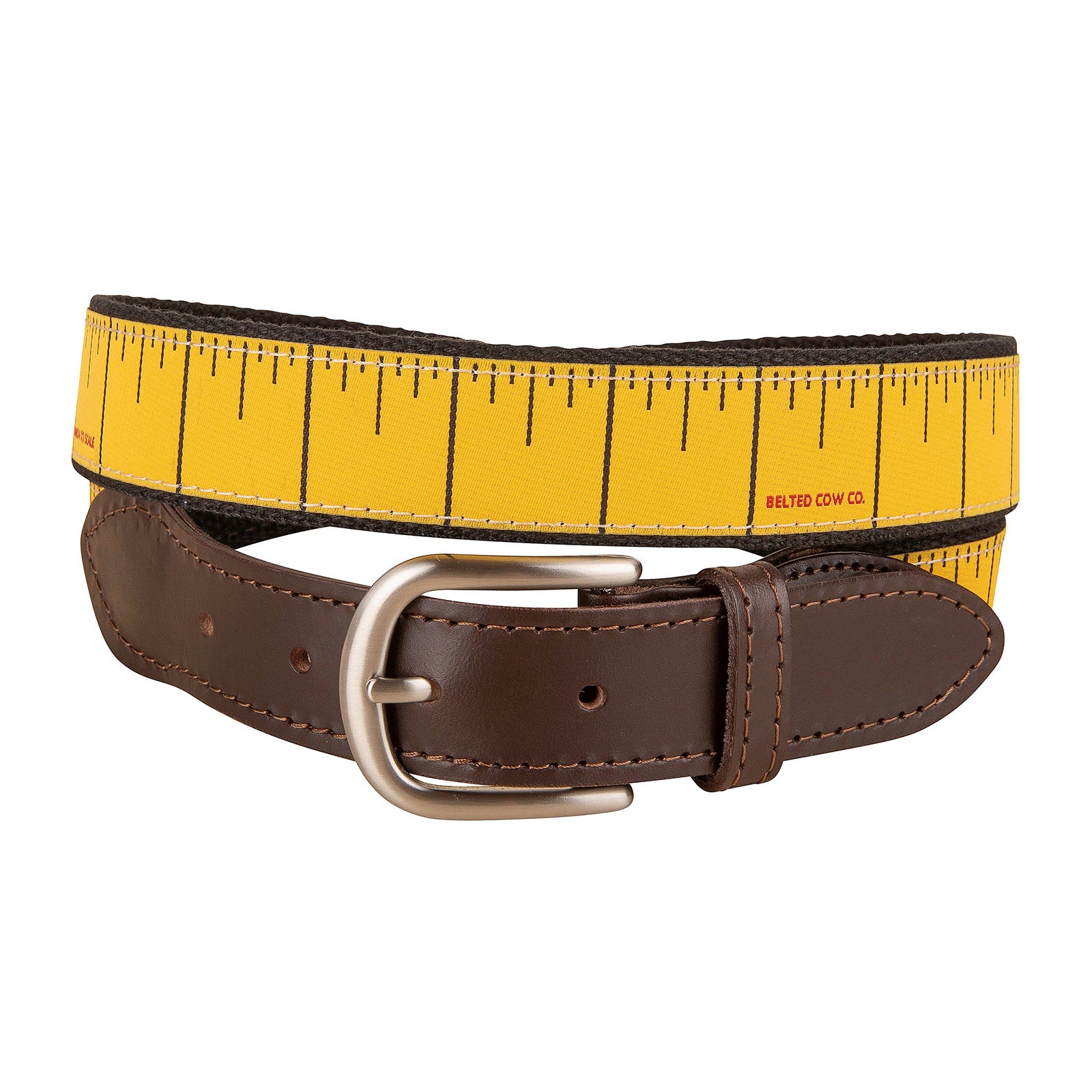Tape Measure Ribbon Club Belt - Main Image