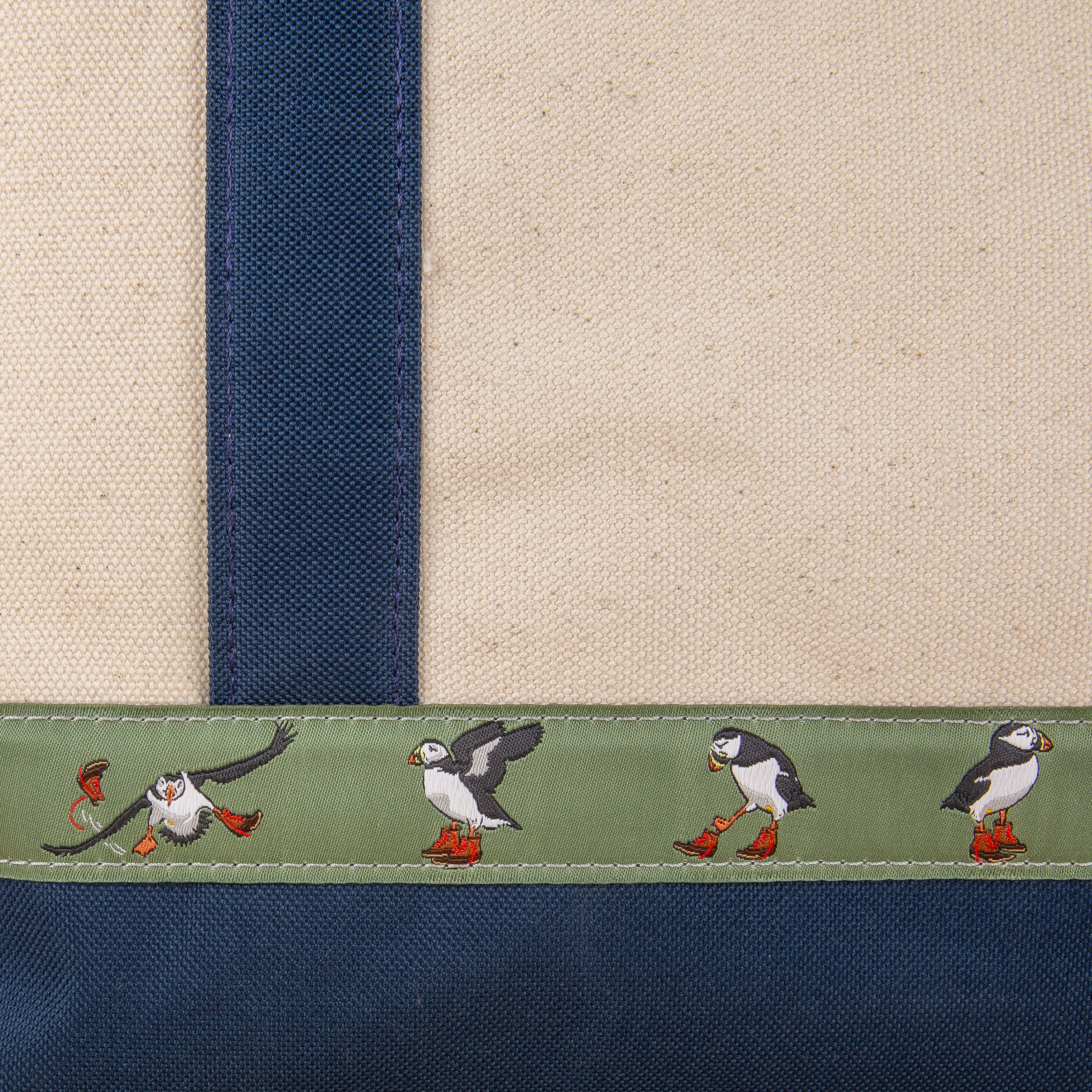 Puffins Maine Tote Bag
