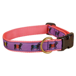 Beltie Ribbon Dog Collar in Purple, Collar Width: 1 Inch Thumbnail