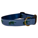 Woodland Bear Ribbon Dog Collar Thumbnail