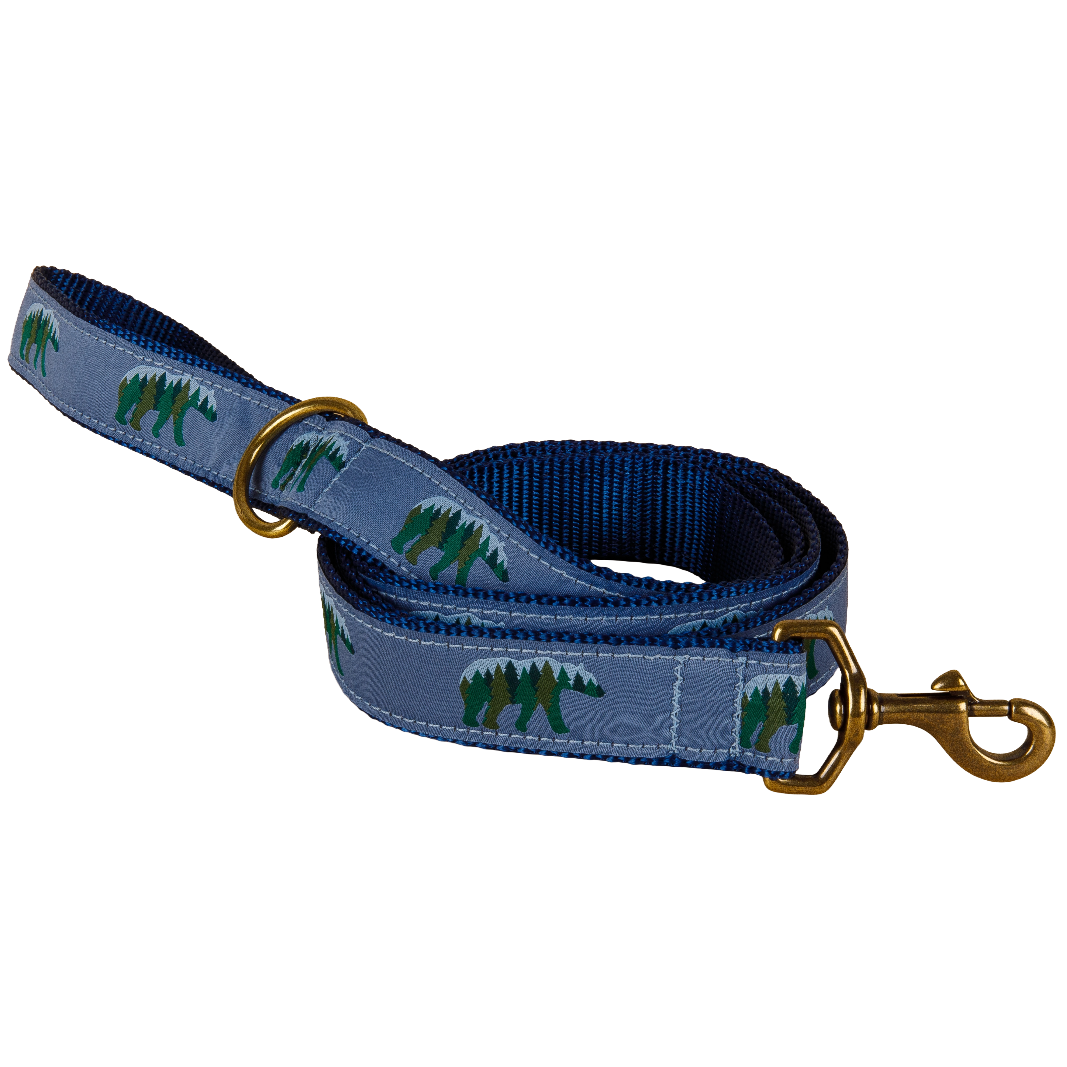 Woodland Bear Ribbon Dog Leash