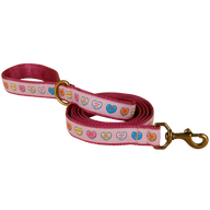 Candy Hearts Ribbon Dog Leash