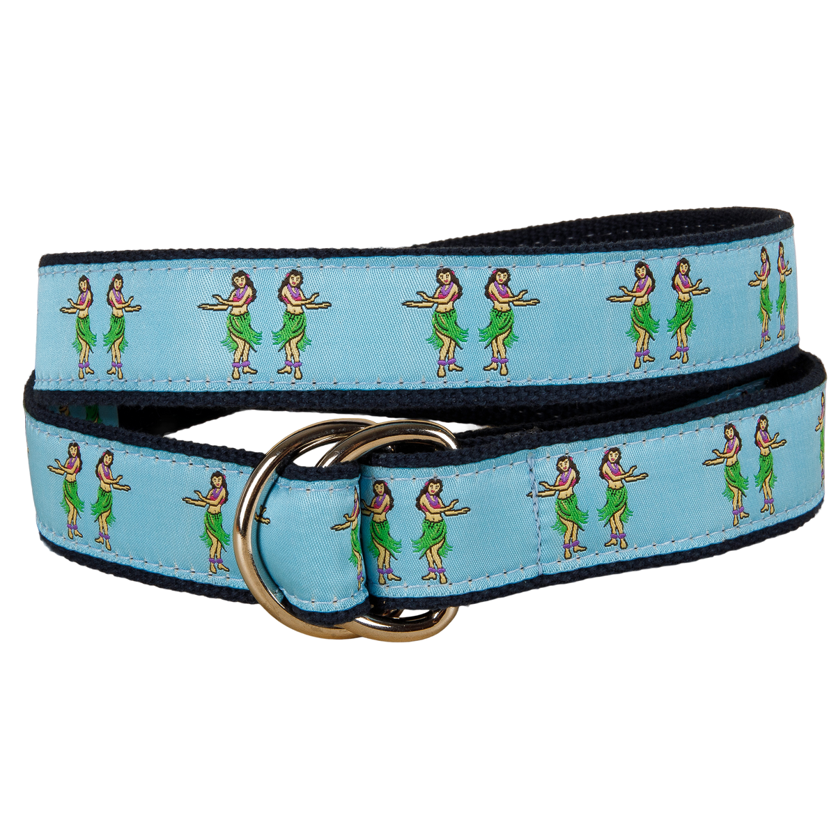 Hula Girls Ribbon D-Ring Belt