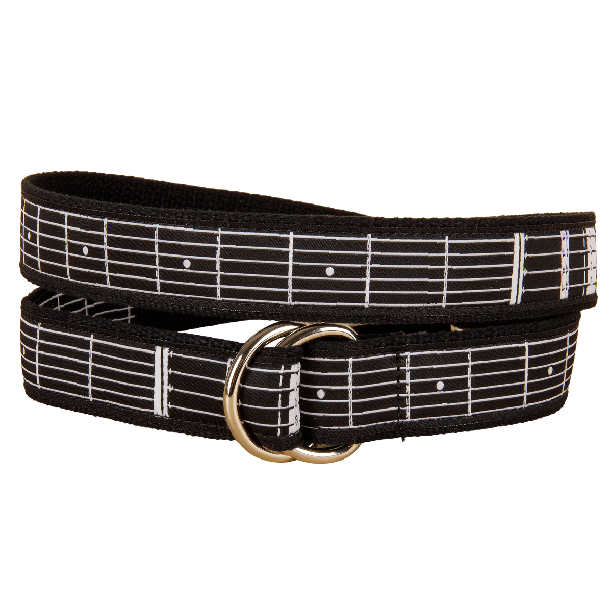 Guitar Frets D-Ring Belt