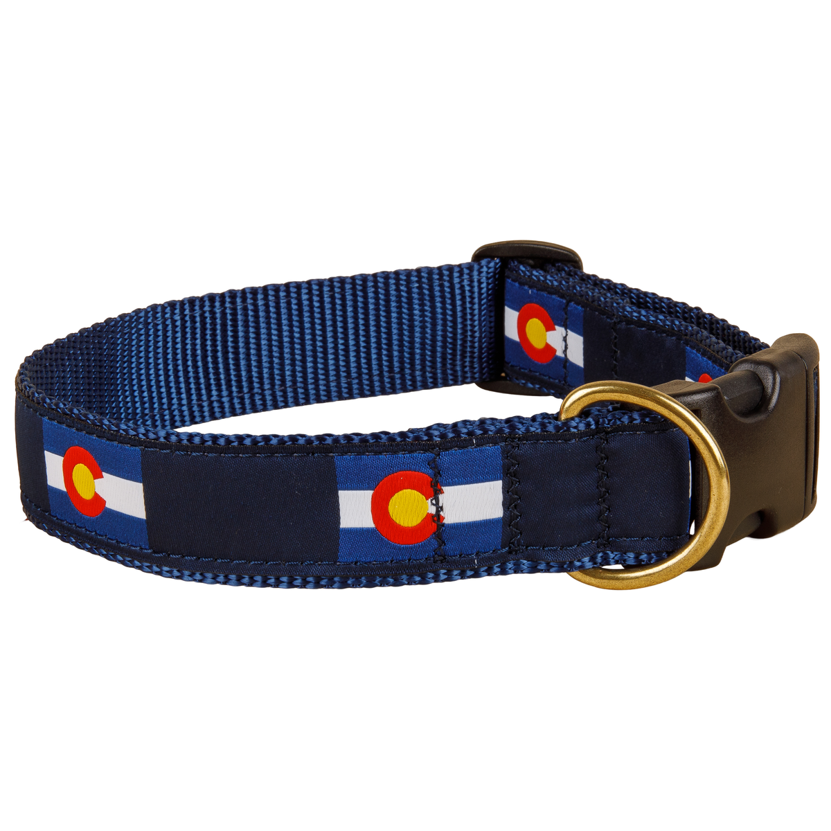 Colorado State Flag Ribbon Dog Collar