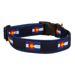 Colorado State Flag Ribbon Dog Collar Thumbnail
