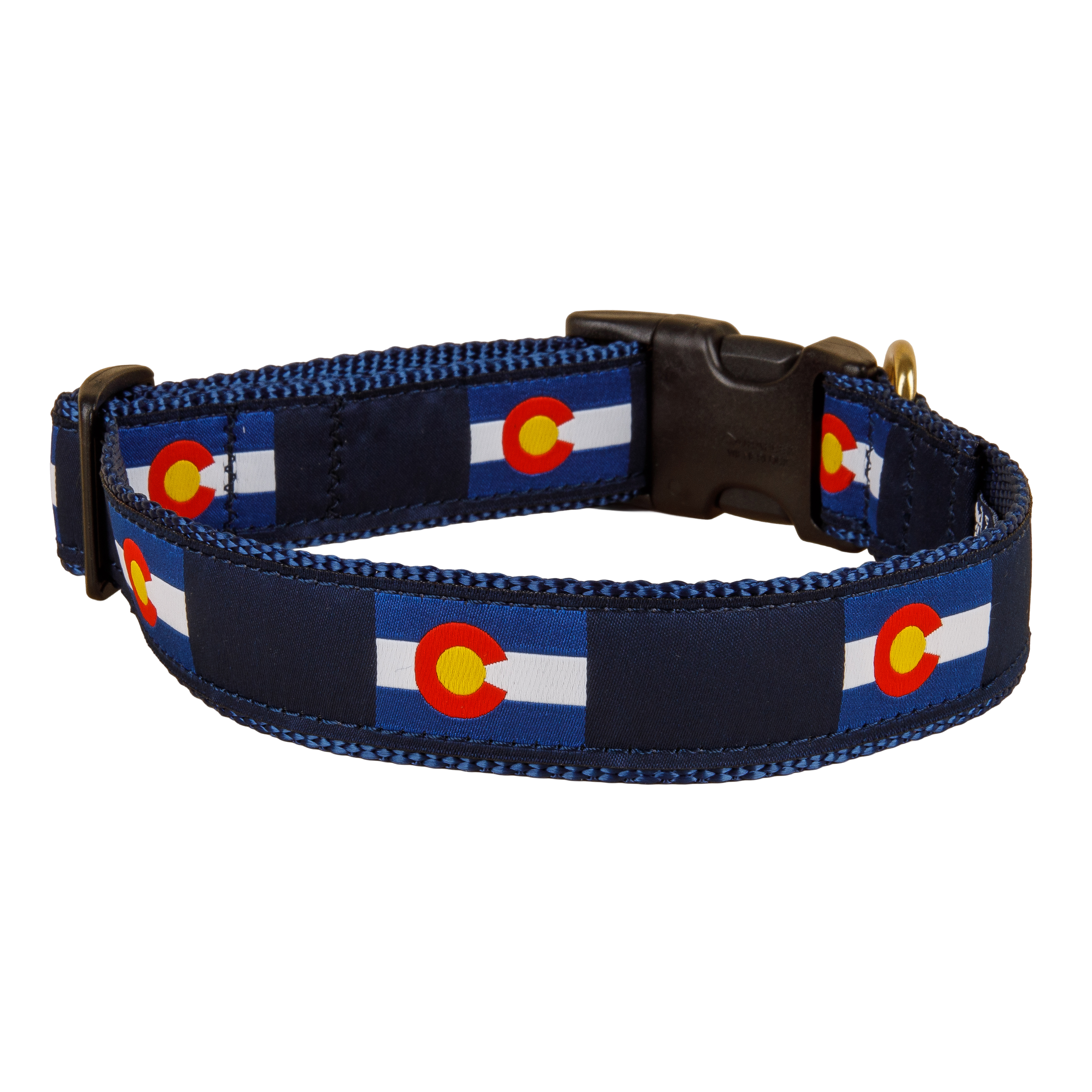 Colorado State Flag Ribbon Dog Collar