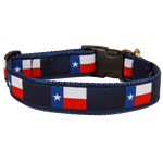 Texas State Flag Ribbon Dog Collar Thumbnail