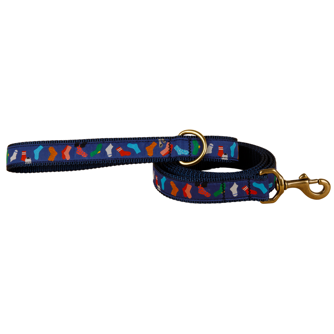 Sock Monster Ribbon Dog Leash