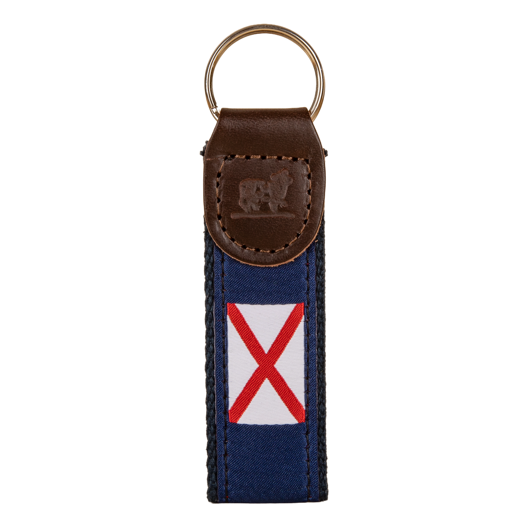 Alabama Flag Key Fob