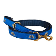 Harbor Seal Ribbon Dog Leash in Blue, 1 Inch