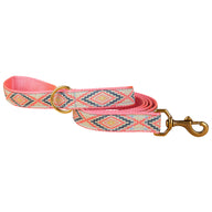 Southwest Ribbon Dog Leash in Green; 1 Inch
