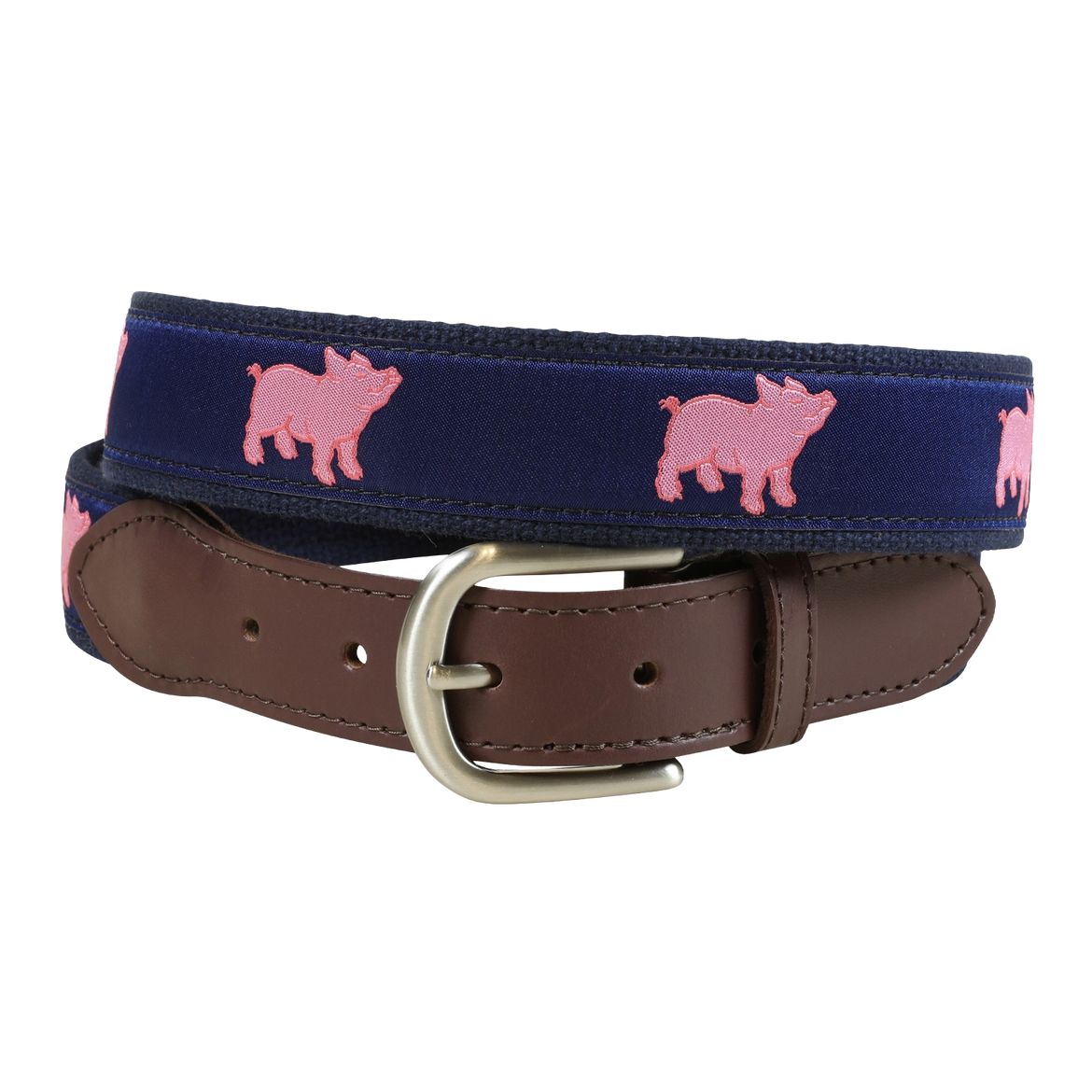 Preppy Pig Ribbon Club Belt