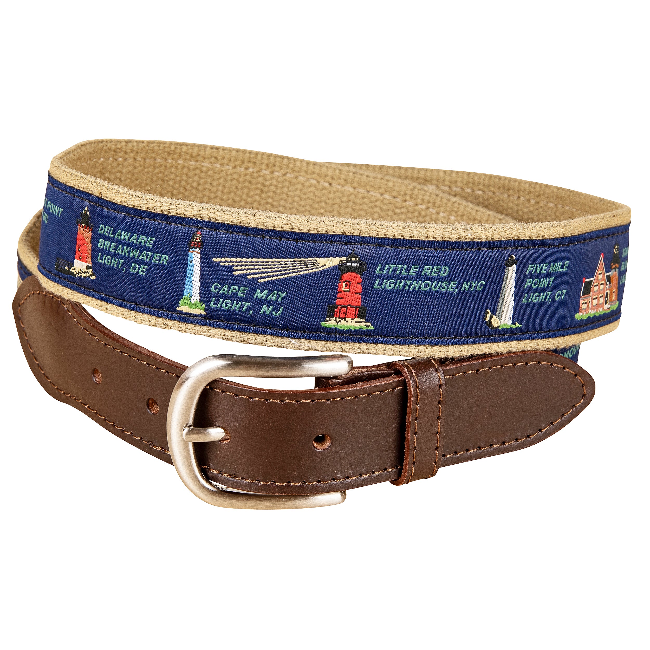 Freshwater Fish & Flies Ribbon Club Belt