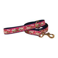 Cosmos Ribbon Dog Leash in Raspberry, 1 Inch