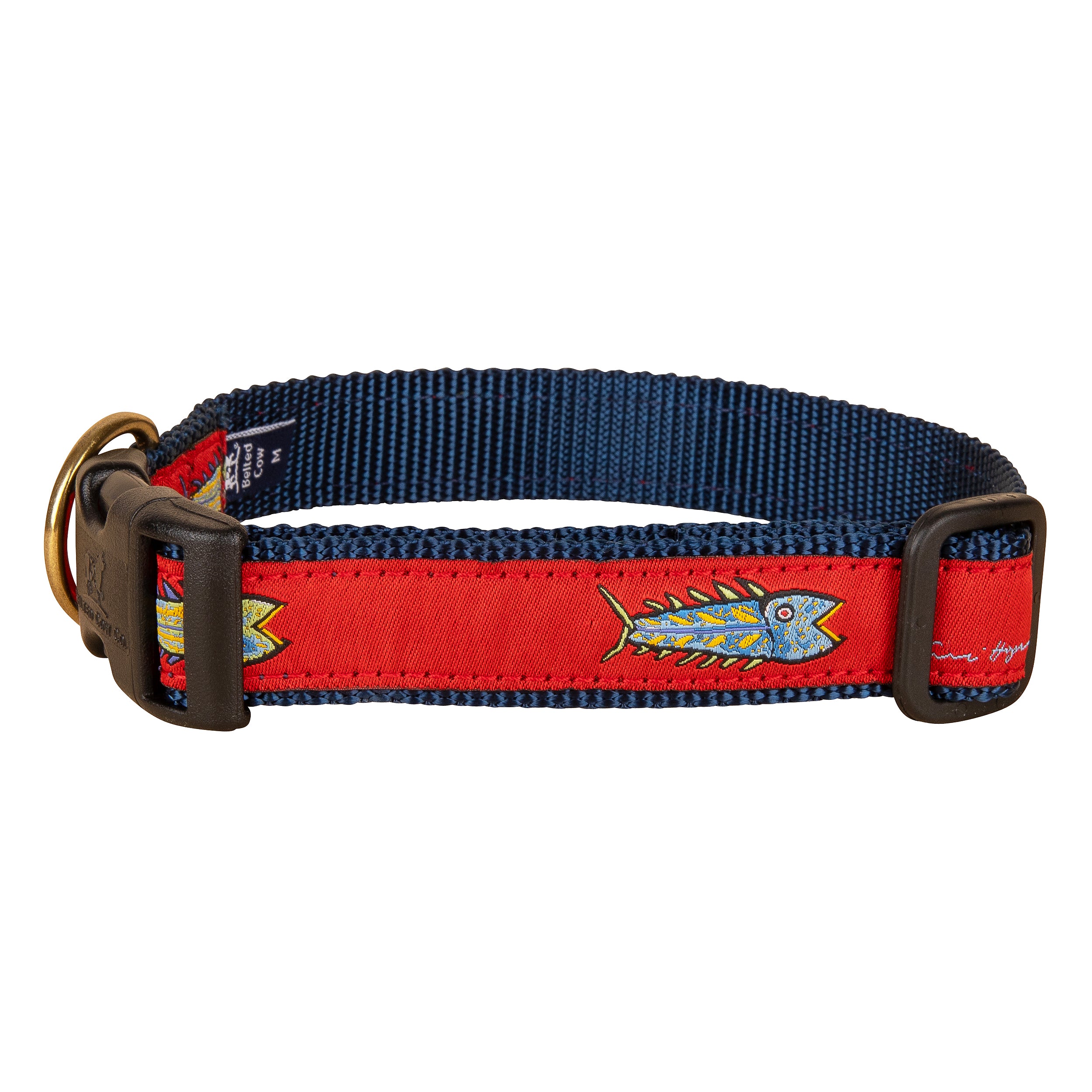 Hopkins Fish Ribbon Dog Collar