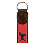 Labrador Retriever Key Fob in Red Thumbnail