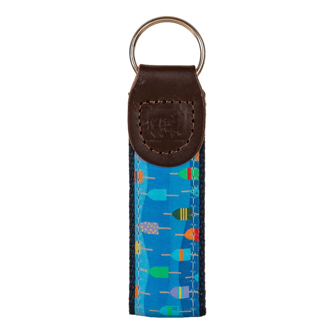 Lobster Buoys Key Fob