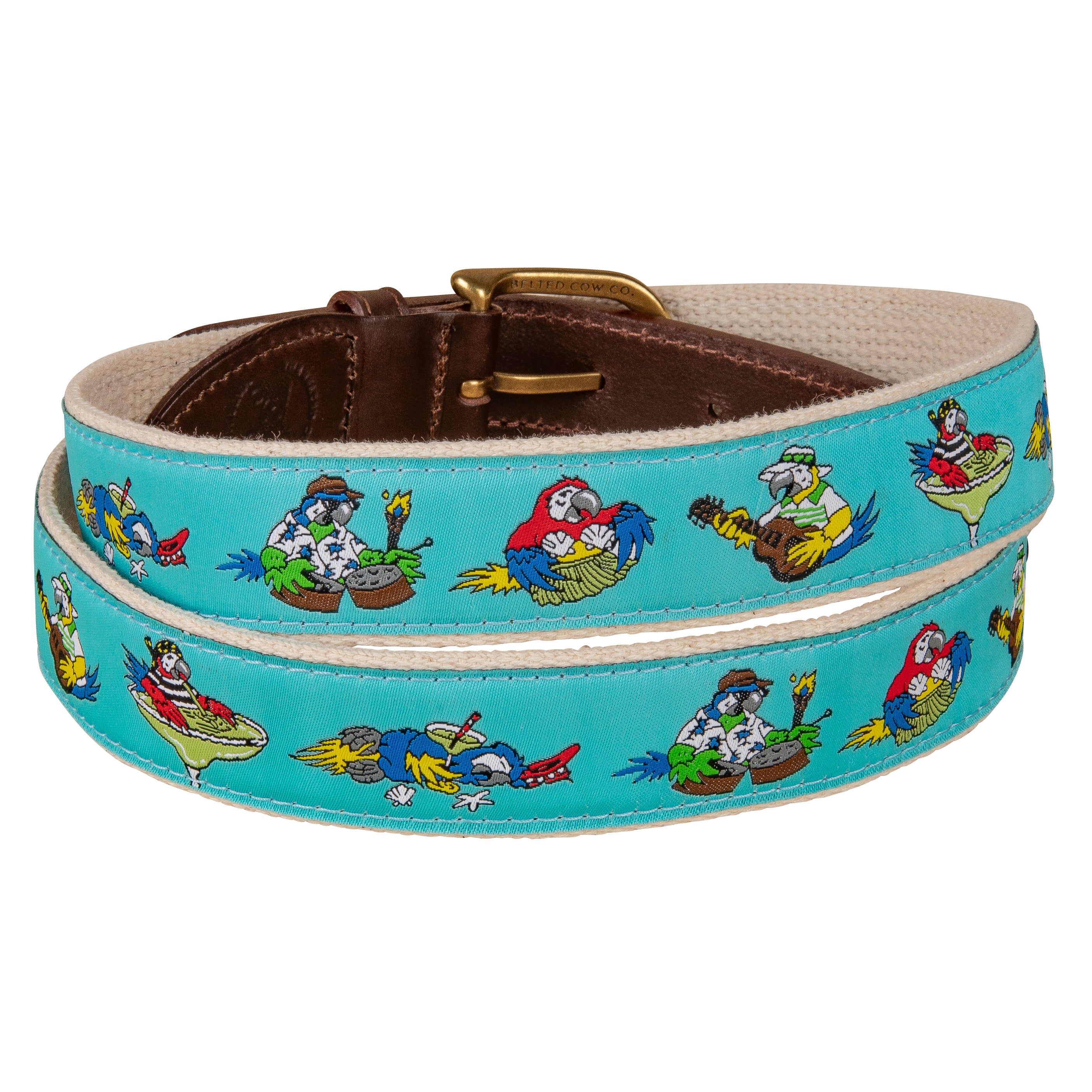 Parrots in Paradise Ribbon Club Belt