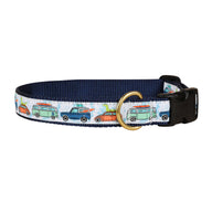 Beach Toys Ribbon Dog Collar in Colorful - Collar Width: 1 Inch