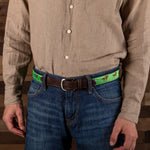 Horse Race Ribbon Club Belt worn on model Thumbnail