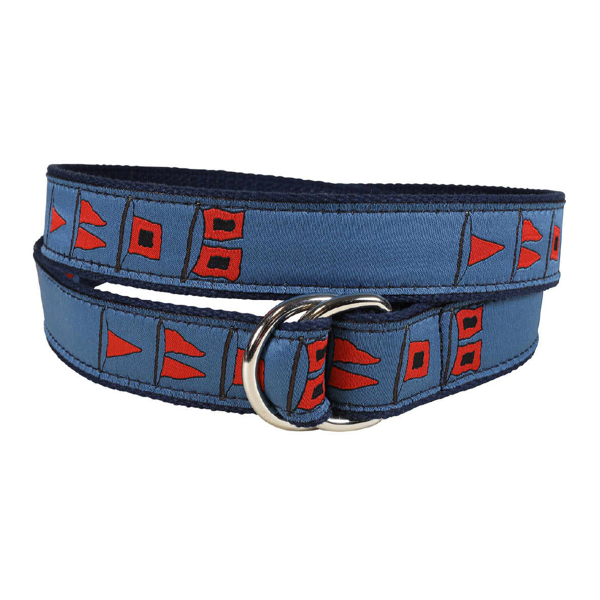 Hurricane Flag Ribbon D-Ring Belt