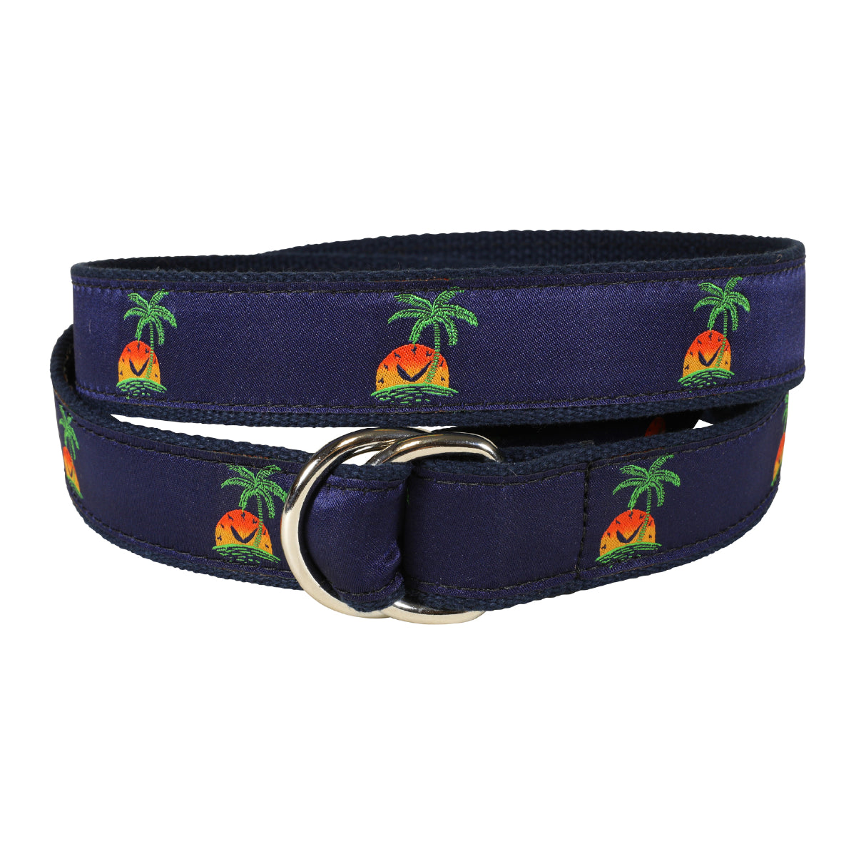 Island Time Ribbon D-Ring Belt