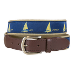 One Design Ribbon Club Belt in Navy Thumbnail