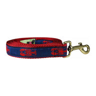 BLC Product Image: Lobster Ribbon Dog Leash | Navy; Leash Width: 1 Inch
