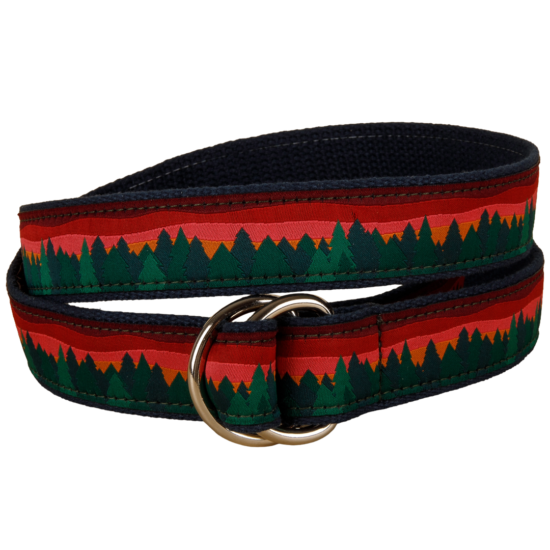 Forest Ribbon D-Ring Belt