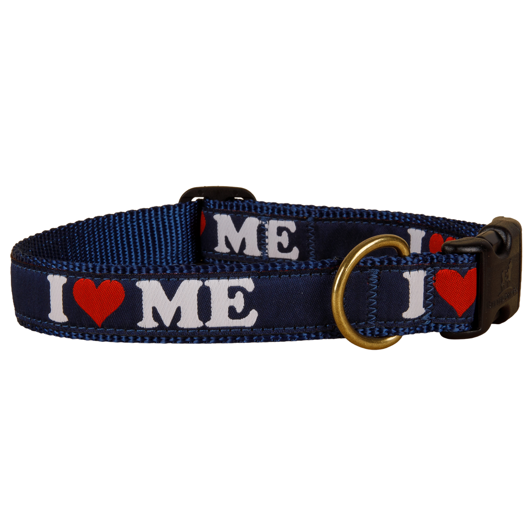 I Love ME Ribbon Dog Collar