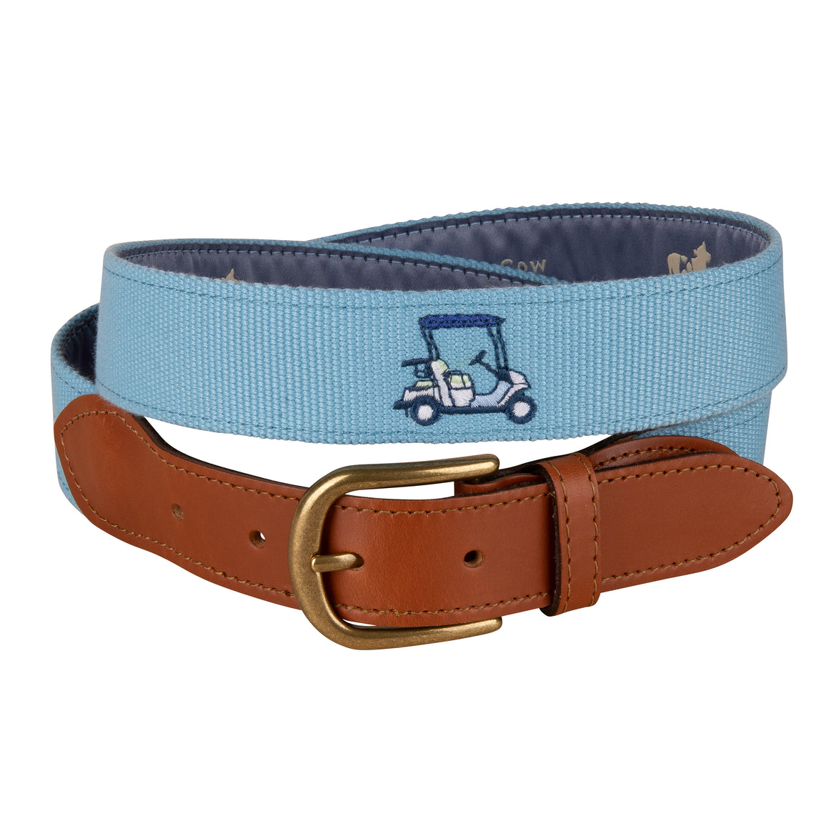 Golf Cart Embroidered Belt