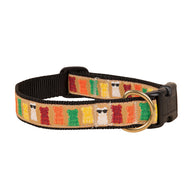 Gummi Bears Ribbon Dog Collar in Colorful - Collar Width: 1 Inch