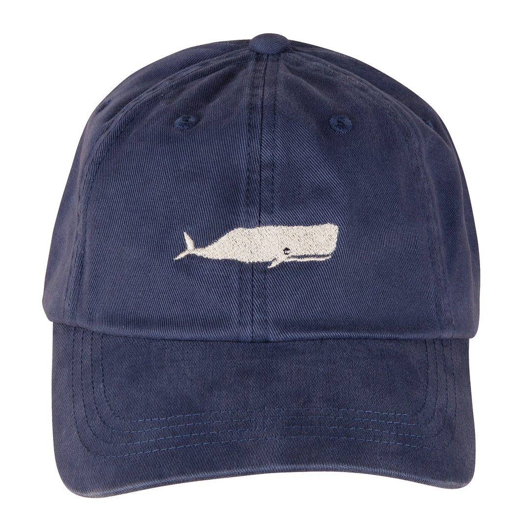 Moby Whale Dad Hat in Washed Navy
