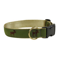Moose Ribbon Dog Collar