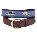 Muscle Cars Ribbon Club Belt in Blue Thumbnail