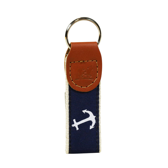 Anchor Key Fob in Navy