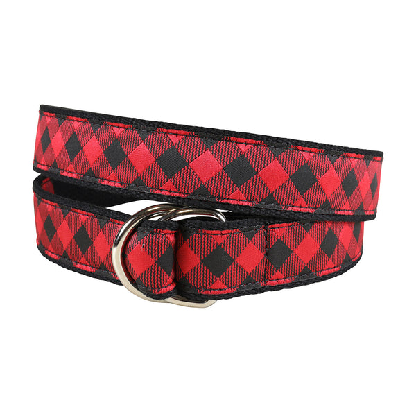 Lot of two Vintage J Crew preppy plaid belts with dog buckles J. Crew Womens Cotton Plaid Y2K Fabric Belt Size Medium  main image 4