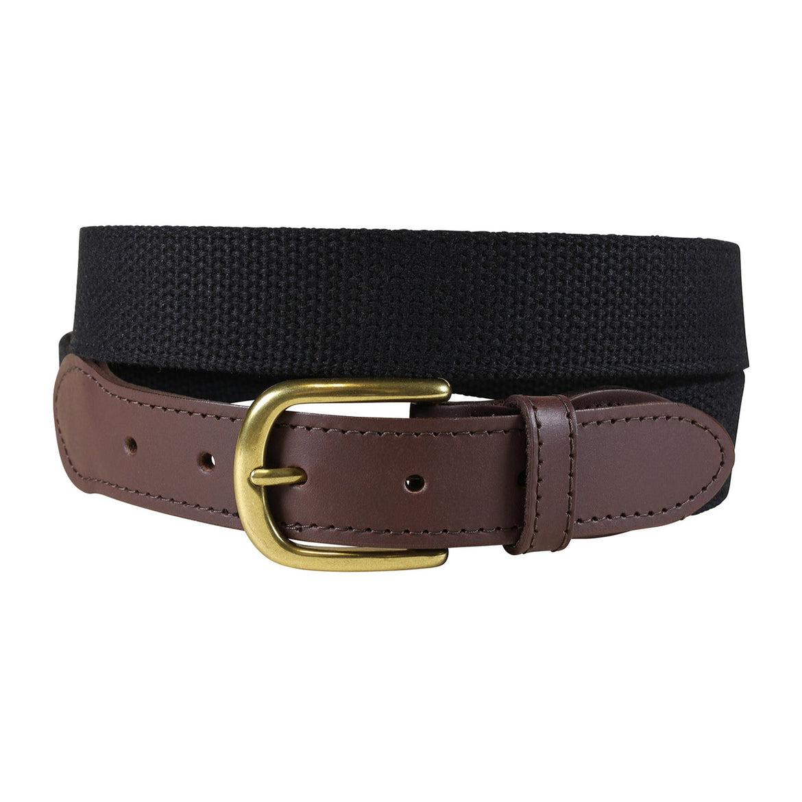 Cotton Webbing Webbing Belt - in Black