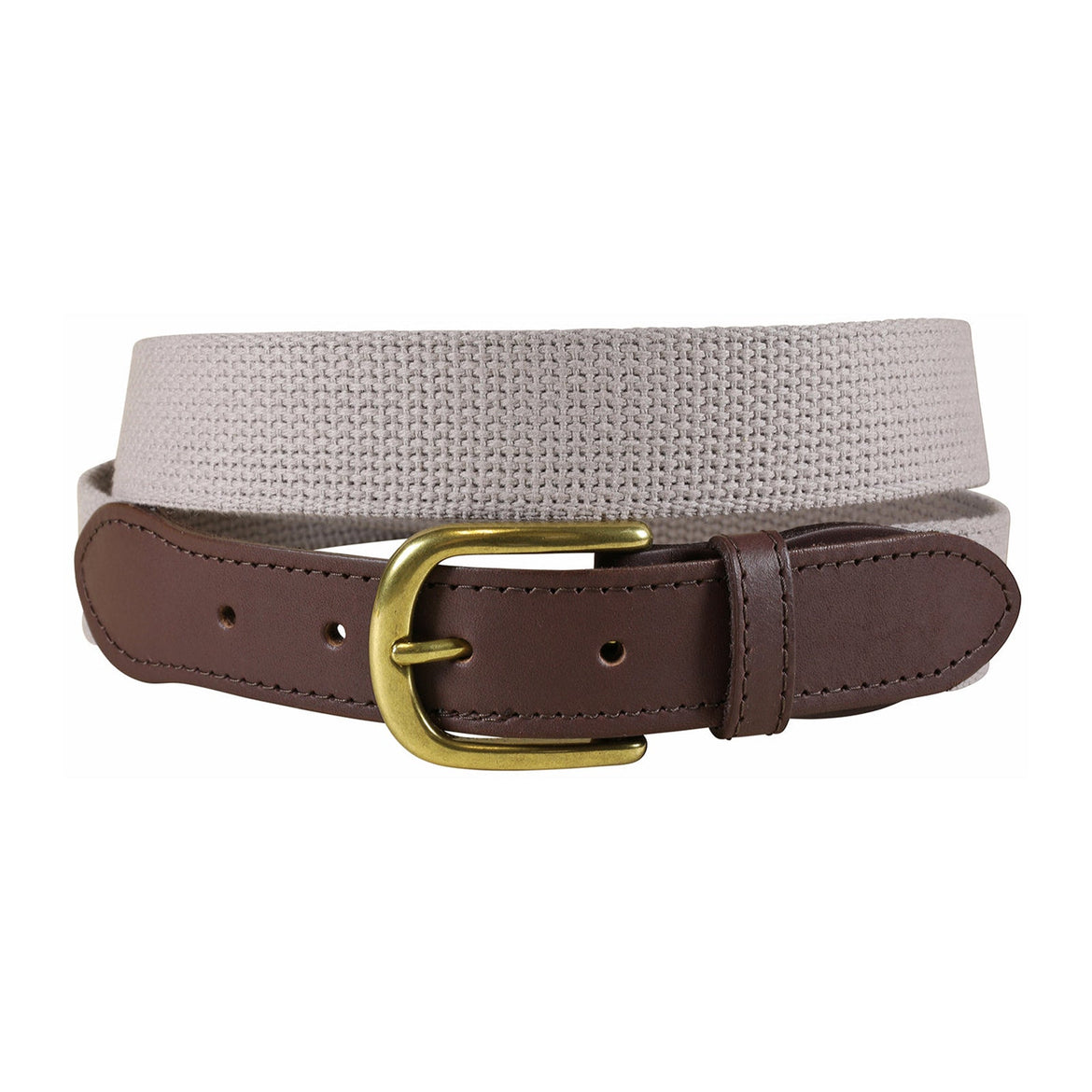 Cotton Webbing Webbing Belt in Grey