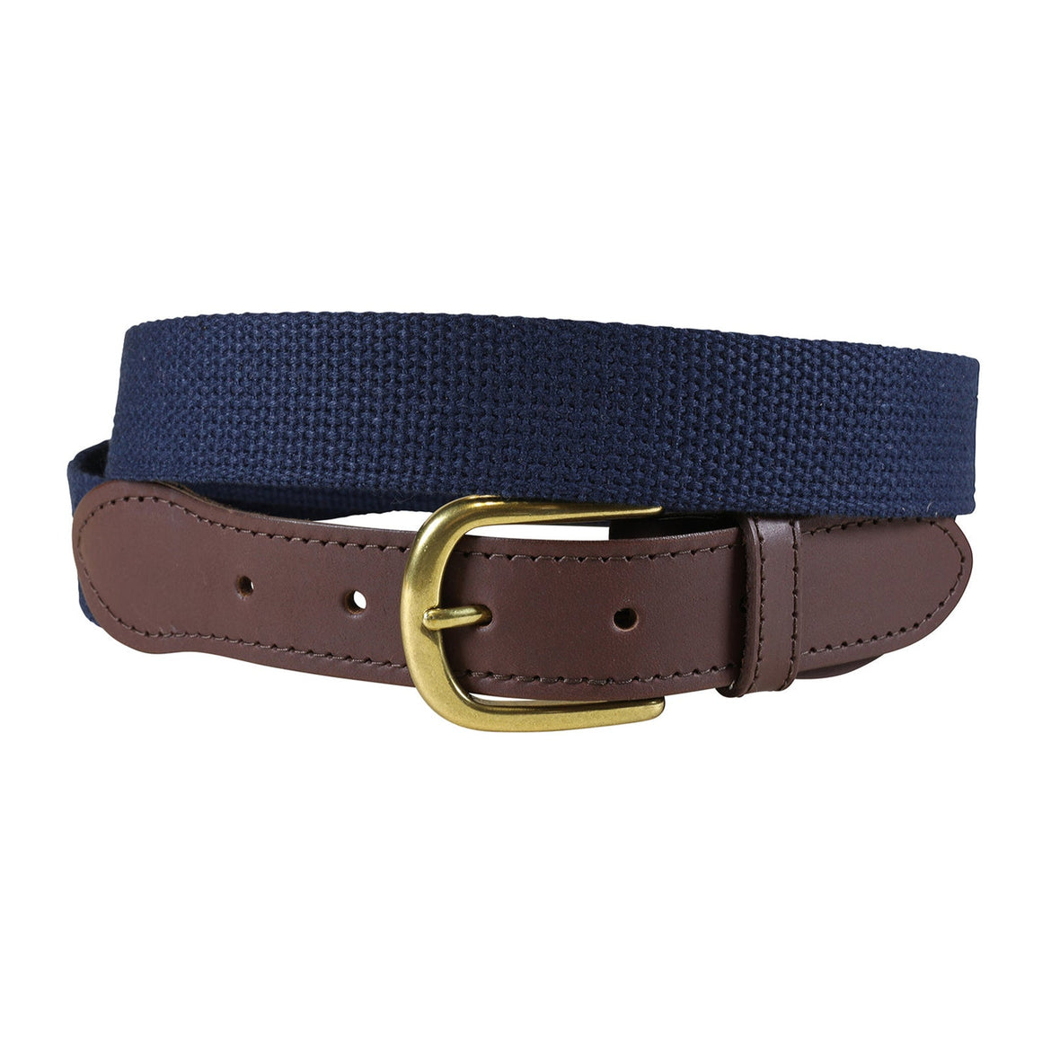 Cotton Webbing Webbing Belt in Navy