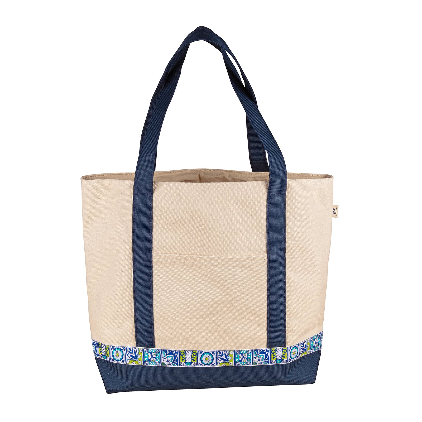 Damariscotta Pottery Maine Tote in Light Blue 