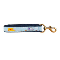 Delivery Dog Dash Dog Lead in Light Blue; Collar Width: 1 Inch; : 
