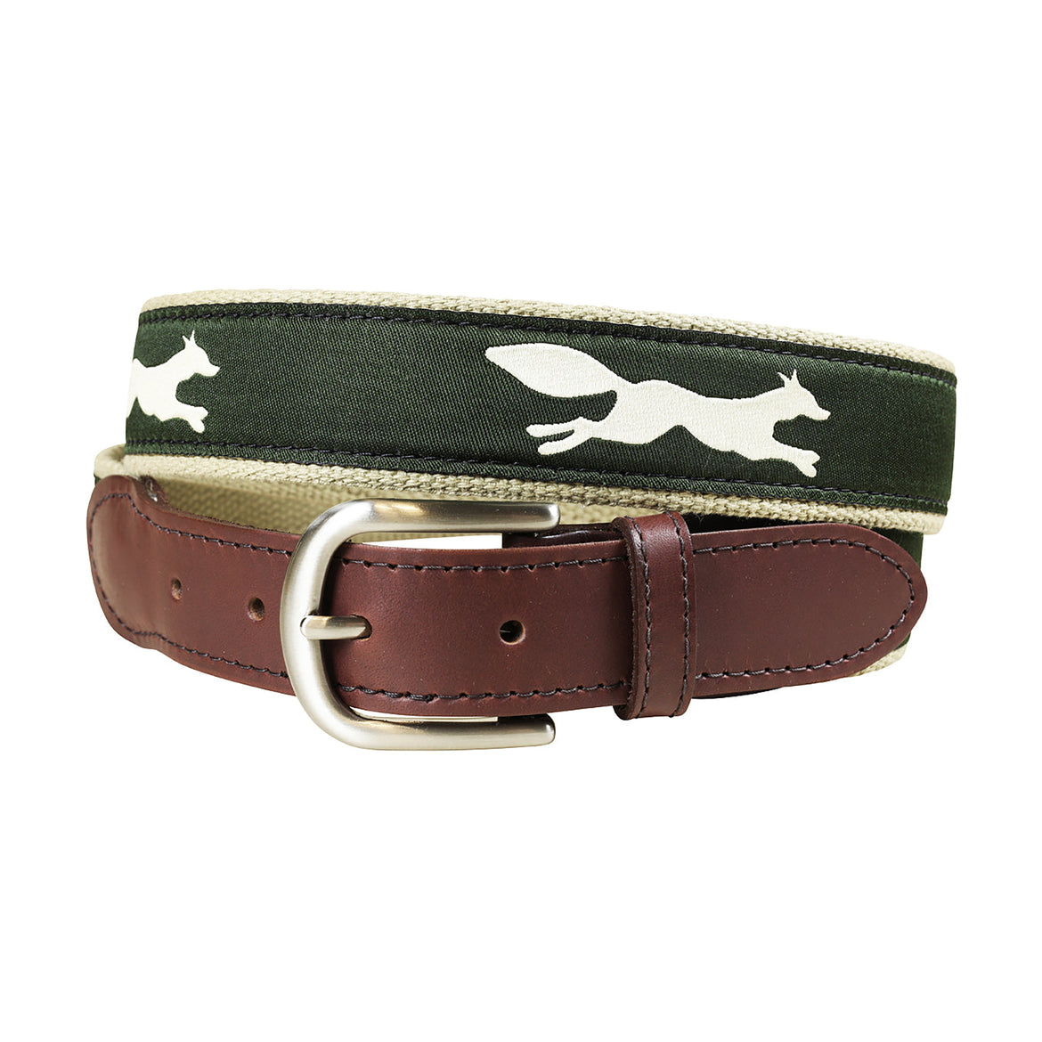Feeling Foxy Ribbon Club Belt in Green