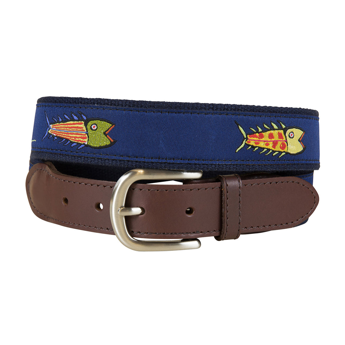 Hopkins Fish Ribbon Club Belt in Red
