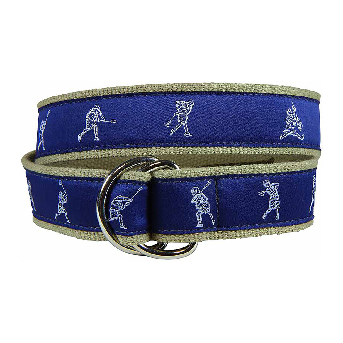 Lacrosse Ribbon D-Ring Belt in Navy