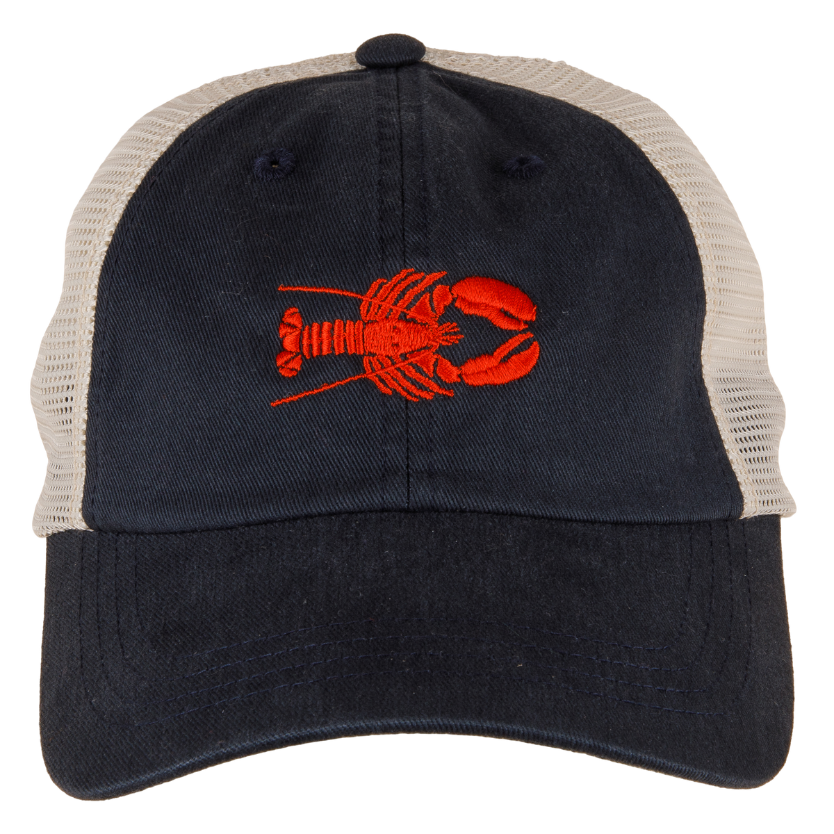 Lobster Trucker Hat in Navy